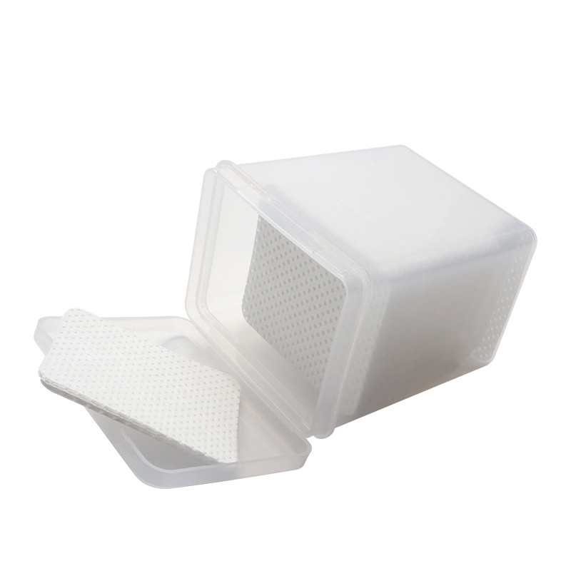 5*5cm White Wiping Cotton Paper Eyelash Tweezer Glue Cleaner Pads
