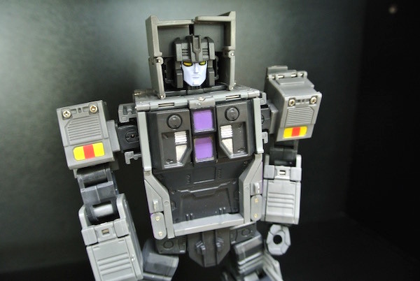 Grey Color Transformer Robot Toy Have Sword For Adult Raise Manipulative Ability