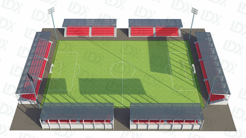 Steel Gymnasium Football Field Equipment Customized Steel Soccer Training Equipment