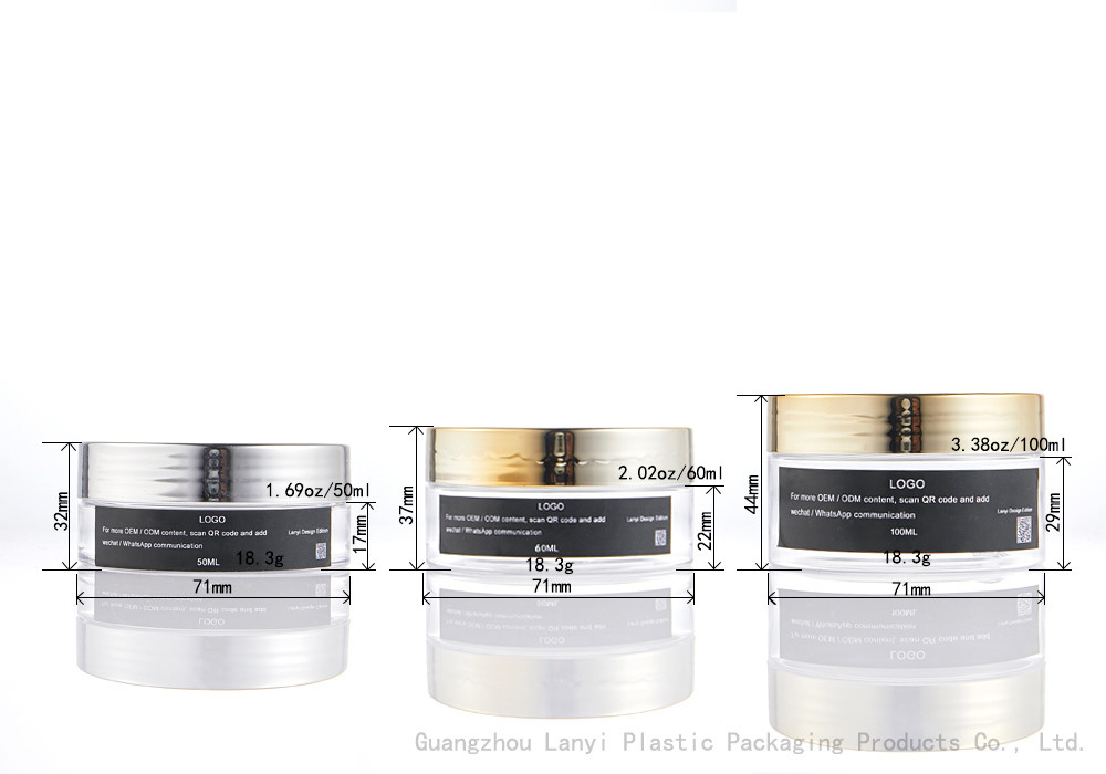 Christmas Candle Packaging Jar 100ml 200ml Clear PET Cylinder Cosmetic Jar