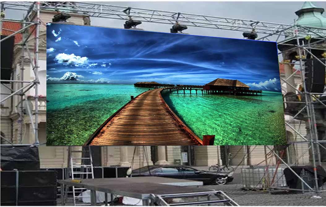 outdoor p4.81 front service rental led display