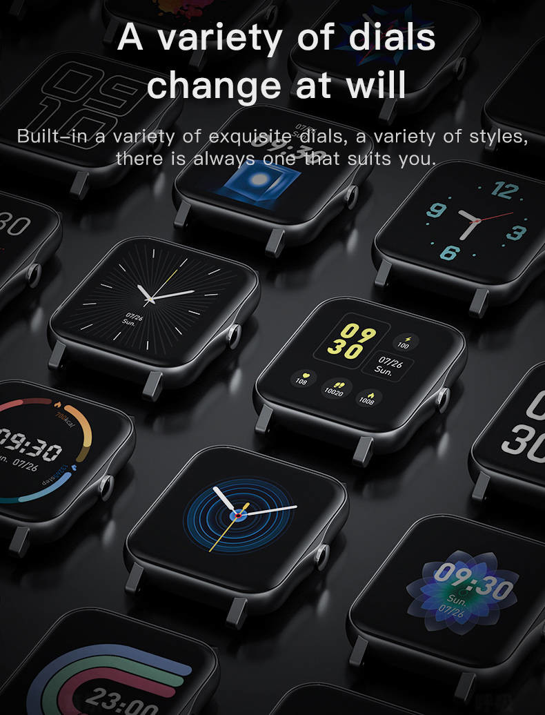 10m BLE Bluetooth Smart Watches GPS Track Health Monitor 1.69 Inch Zinc Alloy