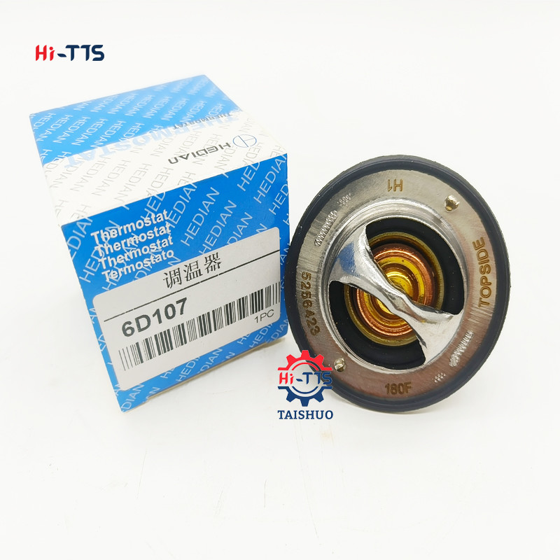 6D107 PC200-8 180F Thermostat 5292740 5256423 3974371 Suitable For Cu-mmins Engine Parts