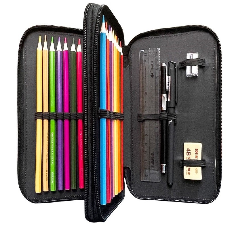 Big Capacity Waterproof Sublimation Pencil Pouch Stationery Storage Bag