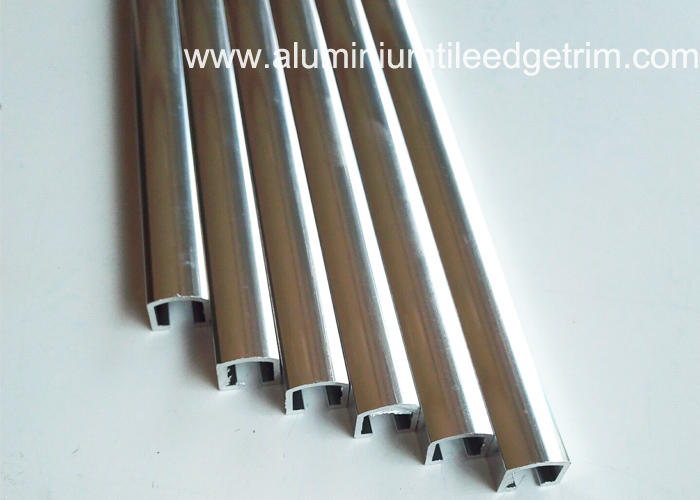 10mm polished silver chrome aluminum u shaped channel