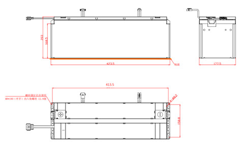 9.6V 400Ah Lithium Ion Auto Battery , Li Ion Battery For Electric Vehicle