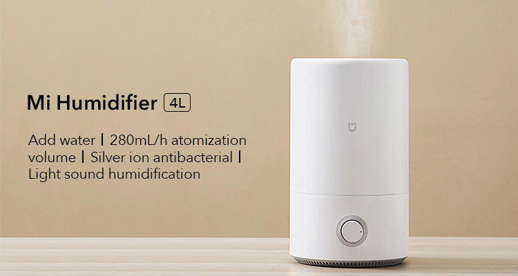 Xiaomi Mi Air Humidifier 4L Desktop Puricare Mini Air Humidifier For Home Bedroom