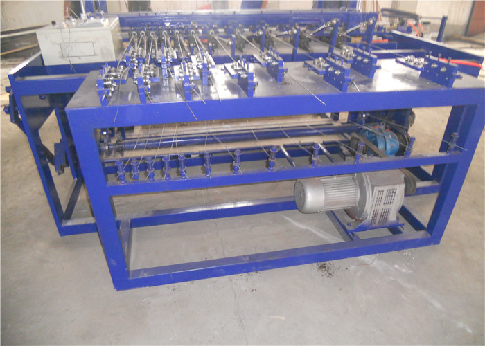 4kw Motor Blue Color Grassland Fence Machine Steel Structure Automatic