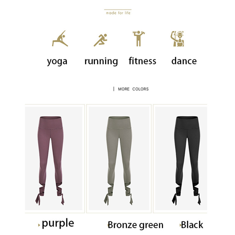Pro Skin Nylon Women's High Waist Yoga Pants Capri Tummy Control Workout Apparel