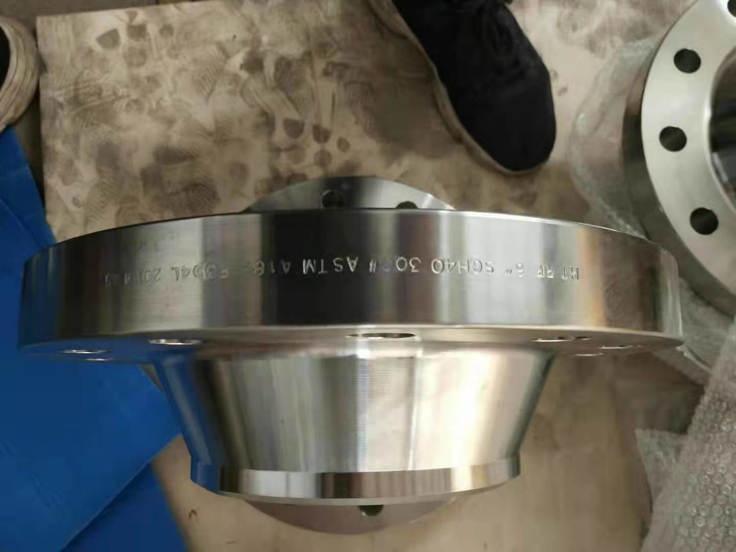 DIN, ANSI, BS, ASTM Stainless 304 306 Forged Pipe 1/2"-48" WN Flange