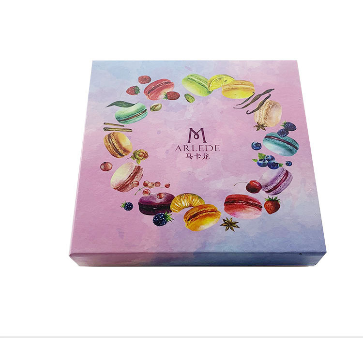 Custom Logo Paper Box Packaging Paper Pastry Cases 4c Offset Printing