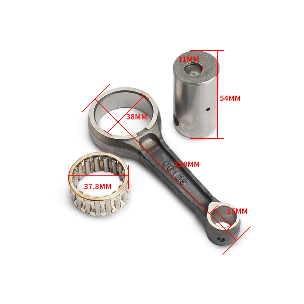 Honda CG125 Motorcycle Connecting Rod Kit Silver Finish Crank Mechanism Engine Parts