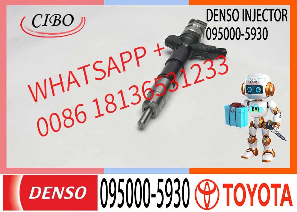 Common Rail Fuel Injector 095000-5930 23670-09060 for TOYOTA 2KD-FTV for denso