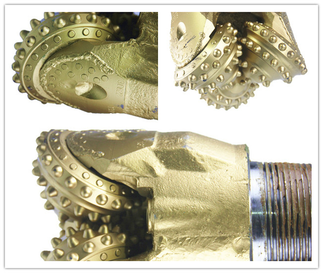 Sealed Bearing Tricone Roller Bit , Roller Cone Bit Fast Drilling Rate