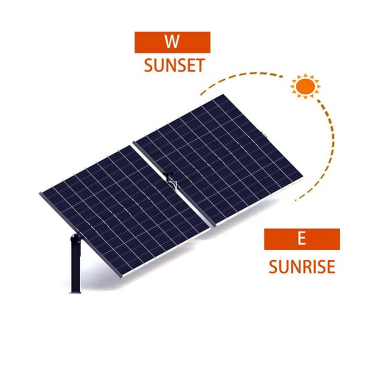 0.08 Kwh/d 4 M 82 M Automatic Sun Tracking System For Solar Panels One Axis Solar System