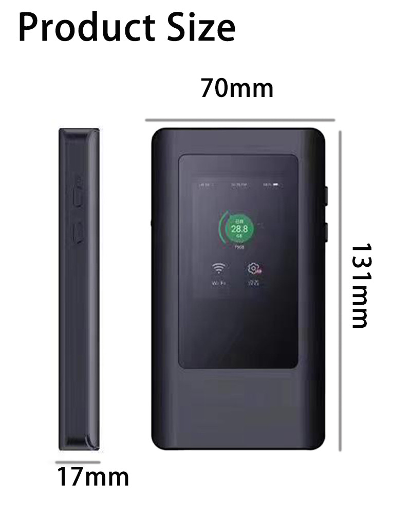 Mini Wifi 5G Modem Router , Chipset MT6833 5G Wireless Router With SIM Slot