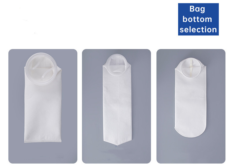 10 Micron Gravity Filter Bag Plastic Ring Welded Non Woven Pp Liquid Filter Bag Corrosion Resistant