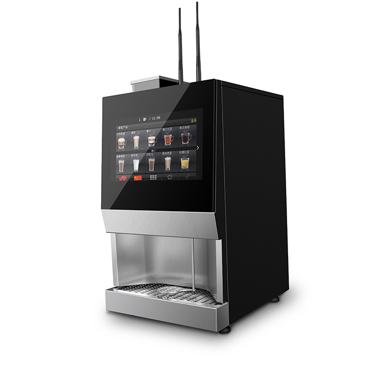 Stainless Steel 201 Automatic Desktop Coffee Vending Machine With Grin