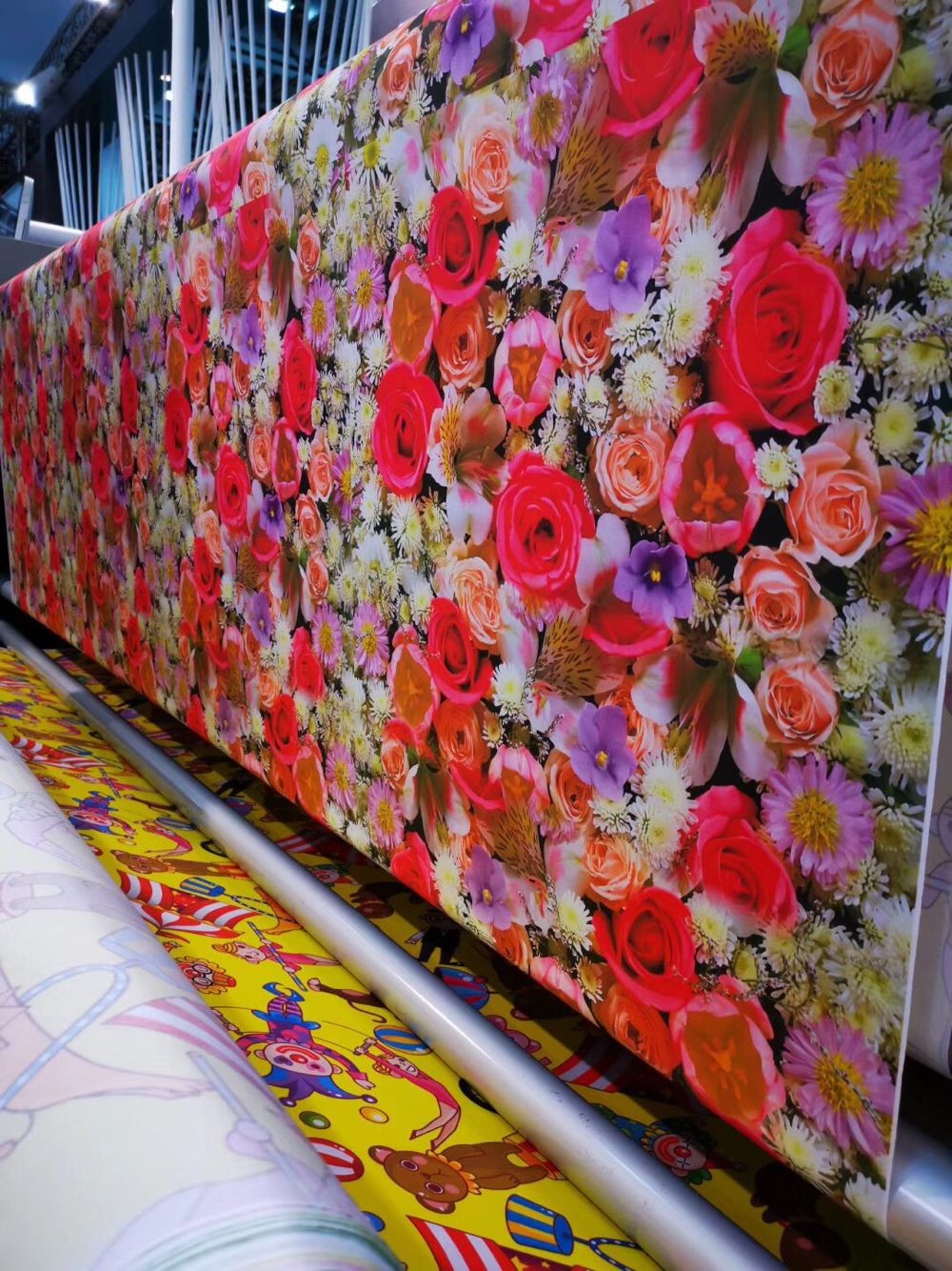 Dual CMYK Dye Textile Sublimation Inkjet Printer Large Format