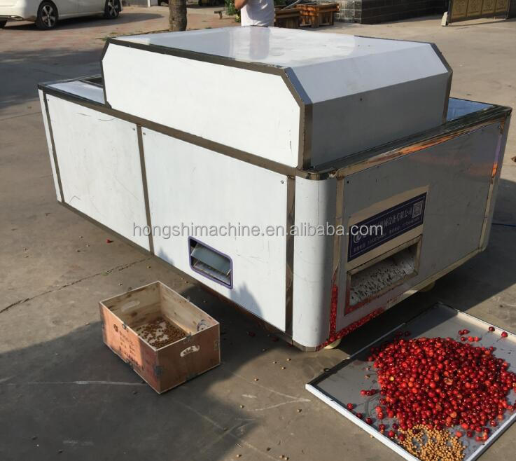 Stainless Steel Cherry Lychee Core Remove Machine , Fruit Stone Cherry Kernel Separator Pitting Machine