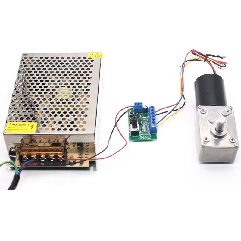 Micro Brushless DC Right Angle Motor A58-3650 Worm Gear Motor DC 24V 24v Dc Worm Gear Motor