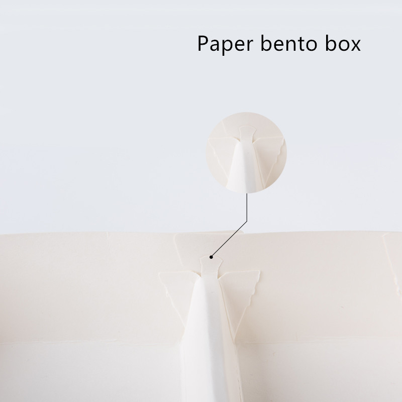 Rectangular Kraft Paper Take Away Box Compostable Disposable With PET Lid