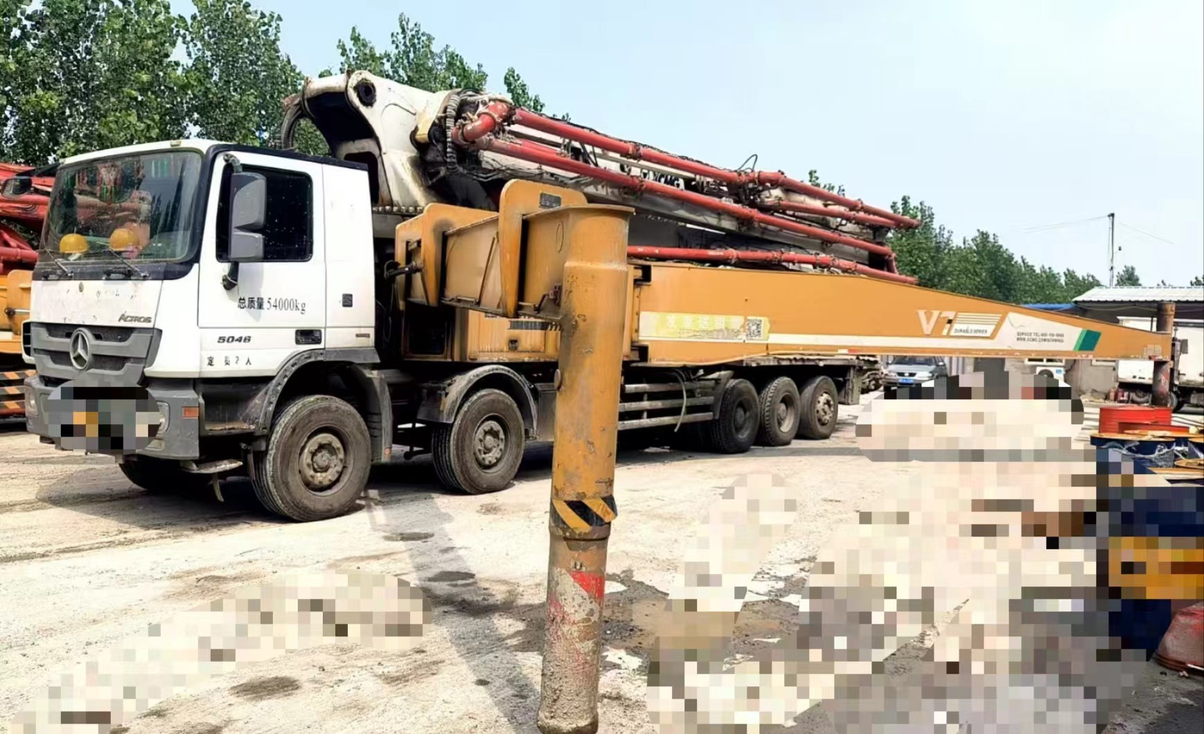 Hydraulic Process 2015 XCMG Concrete Pump Truck Green Tech for Zero-Emission Solutions in Global Infrastructure