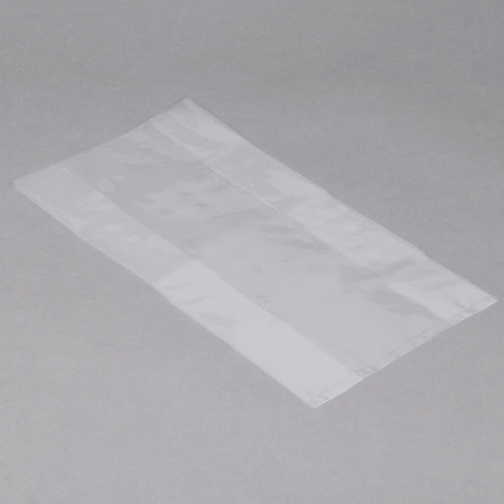 6" X 3" X 12" Plastic Flat Bags LDPE Material Clear Colour For Food
