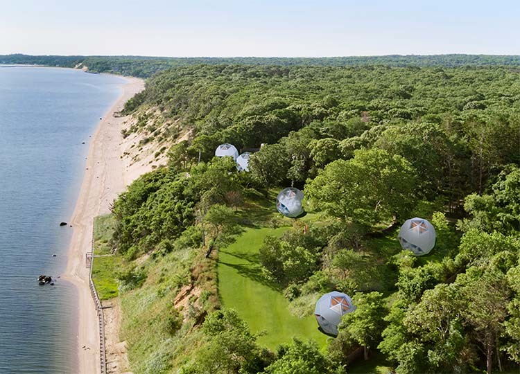 ​Light Steel Frame Movable Cabin Hotel Prefab Geodesic Dome House Dome Kits Deepblue Smarthousing