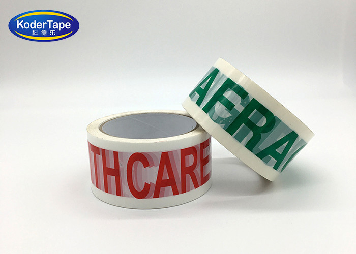 Single Color Print Bopp Packing Adhesive Tape For Carton Sealing Bundling