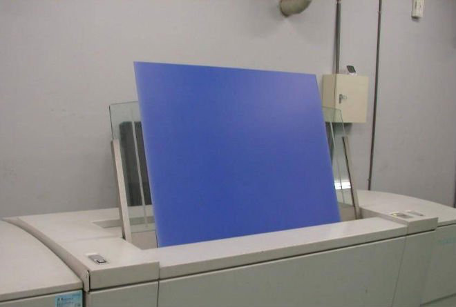 Blue Thermal Offset Print CTP Printing Plate Single Coat 0.15-0.4mm