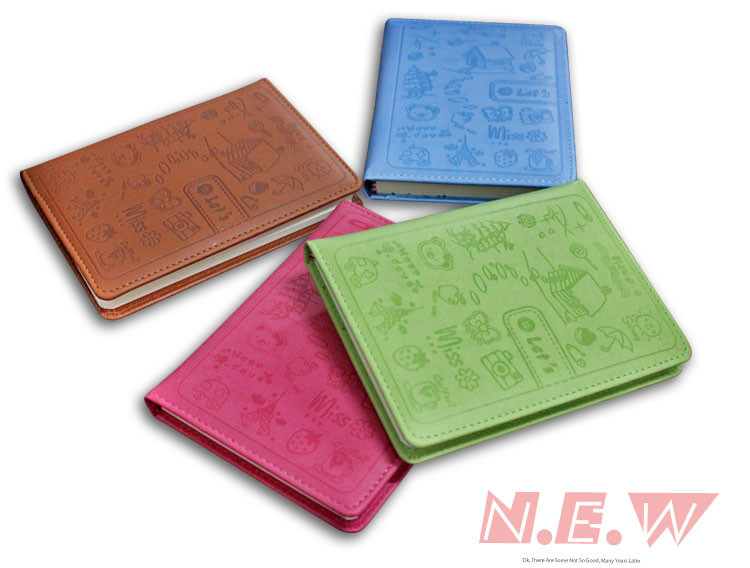 Cute embossed notebook