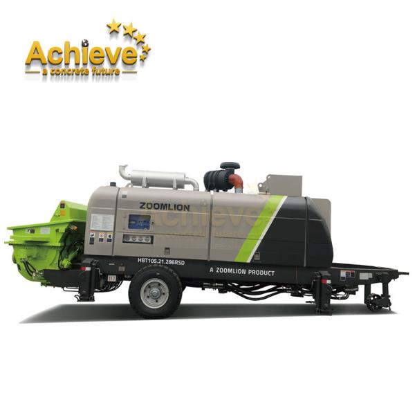 Used Concrete Trailer Pump ZOOMLION HBT105.21.286RSU