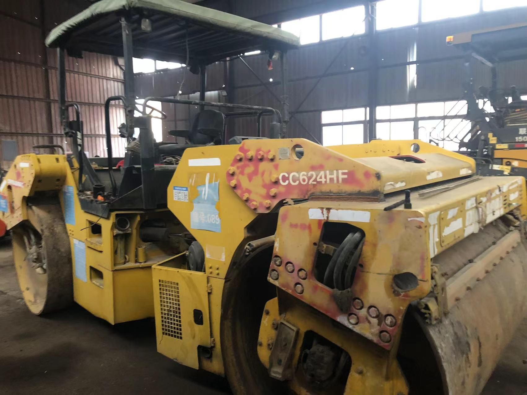 Used Dynapac CC624 CC622 Double Drum Road Roller 13t Compactor