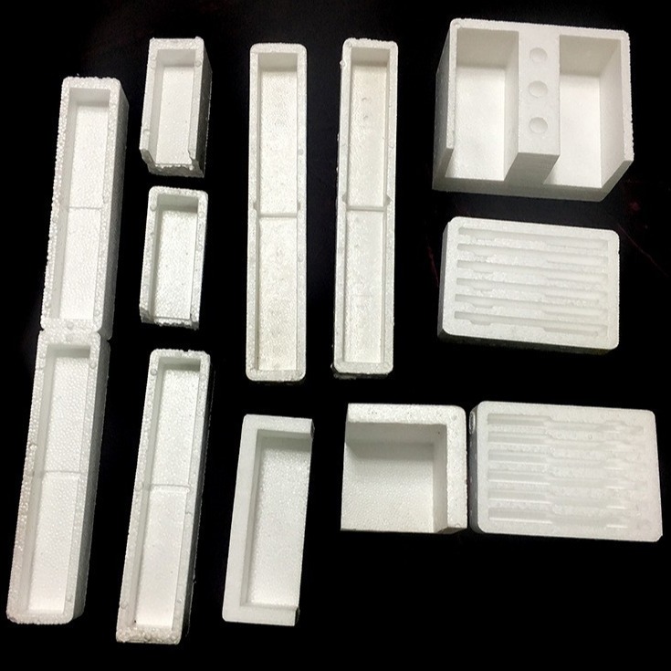 Custom Shaped White EPS Foam Packaging Shock-Proof Poly Dragon Foam Molding Plastic Lined Foam Box