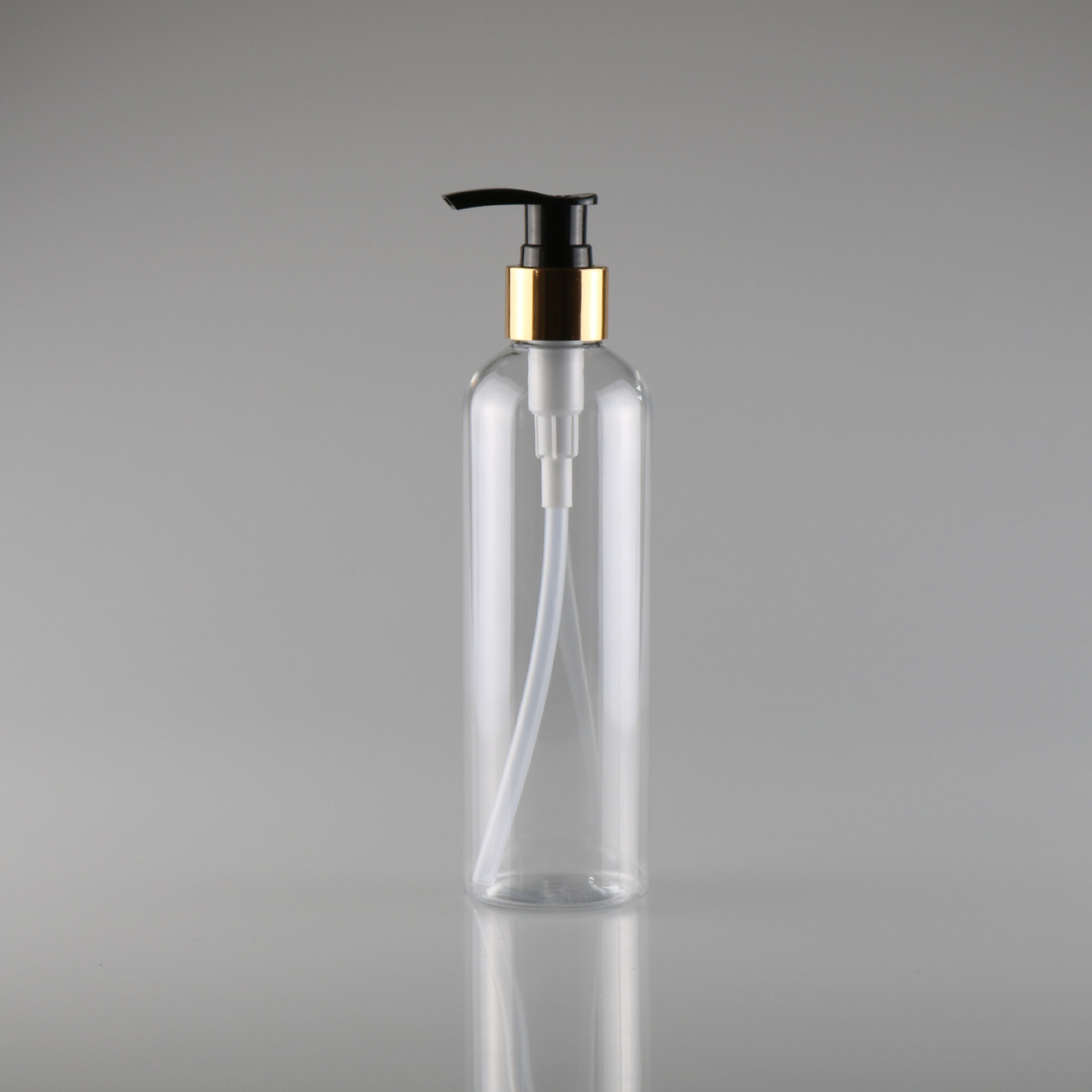 250ml Large Empty Pump Hand Sanitizer Dispenser Bottles Round Shoulder Aluminum Oxide Emulsion