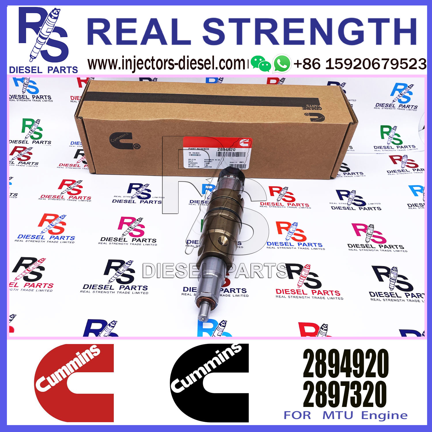 fuel injector brand new injector diesel injector 2872405 2897320 2894920