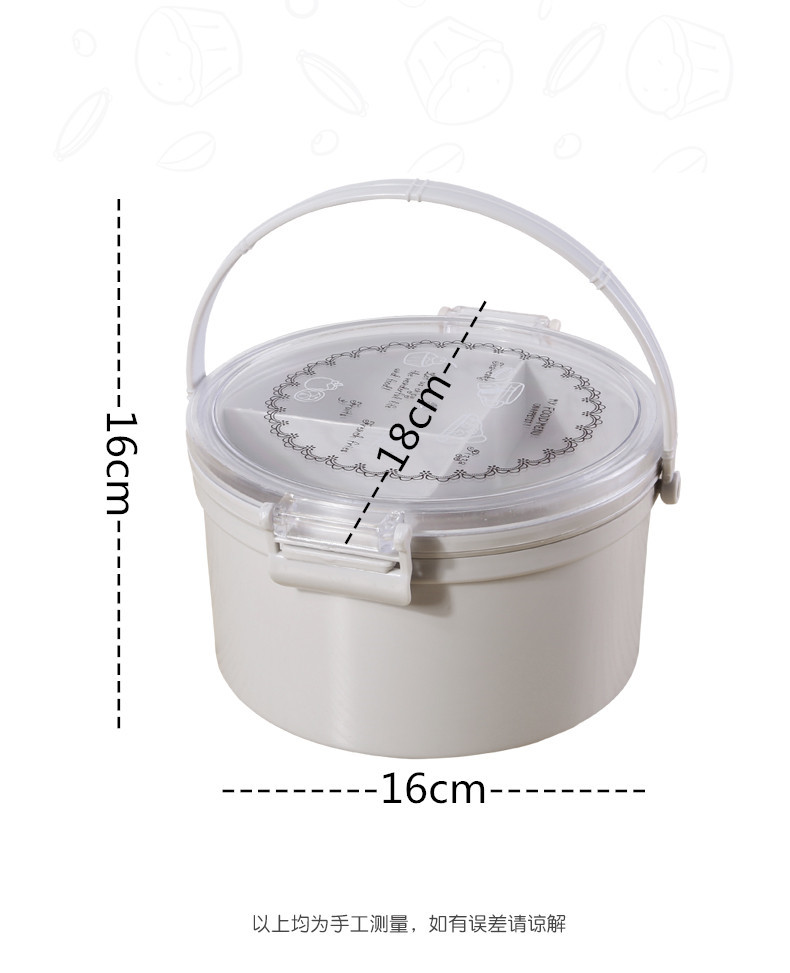Childrens Recycled Plastic Lunch Boxes With Handle Spoon Fork