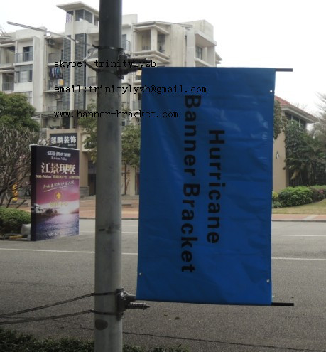 light pole sign flag banner mounting set
