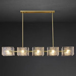 3000k 6000k Modern Designer Decorative Glass Pendant Lights Water Ripple Style