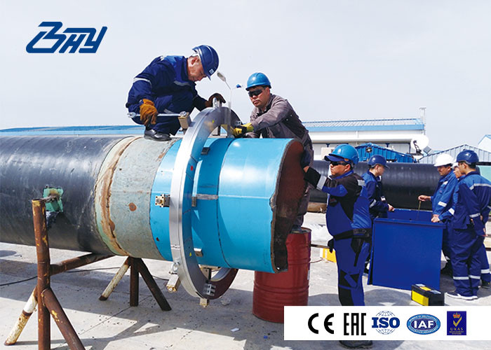 Electric Cold Cutting Pipe Cutting And Beveling Machine, Lightweight, 0.08 mm/r Feed