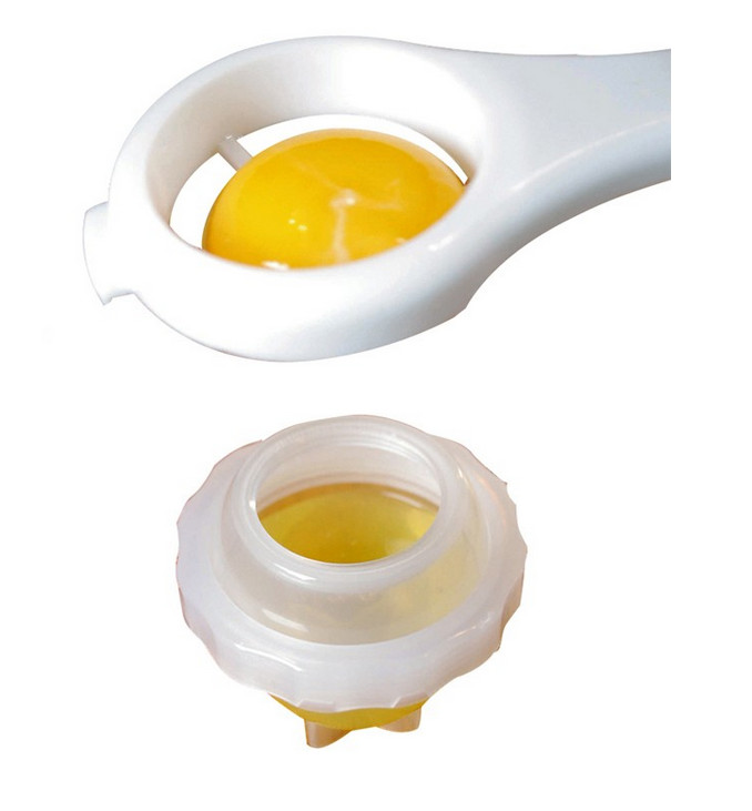 ECO Friendly PP Egg Yolk Separator Yellow 5 * 5cm Custom Size Weight