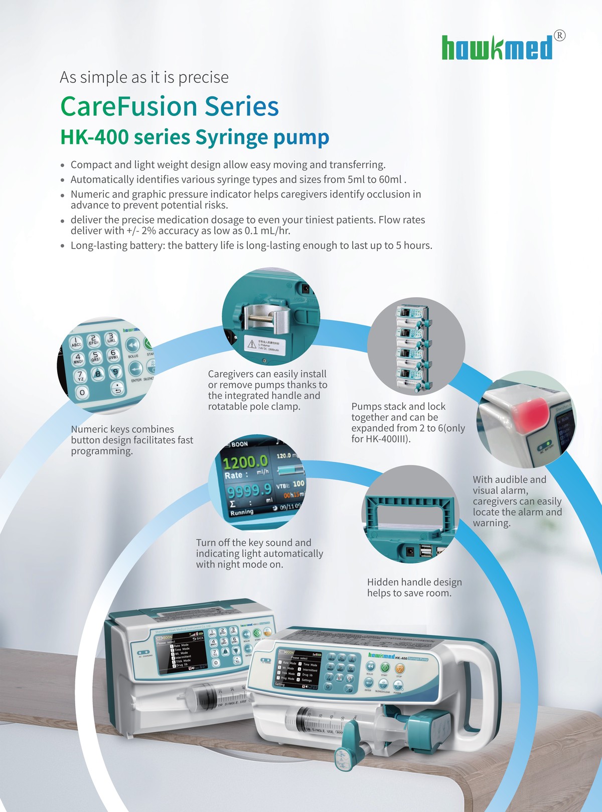cheap price Syringe Pump HK-400 Series offer OEM service