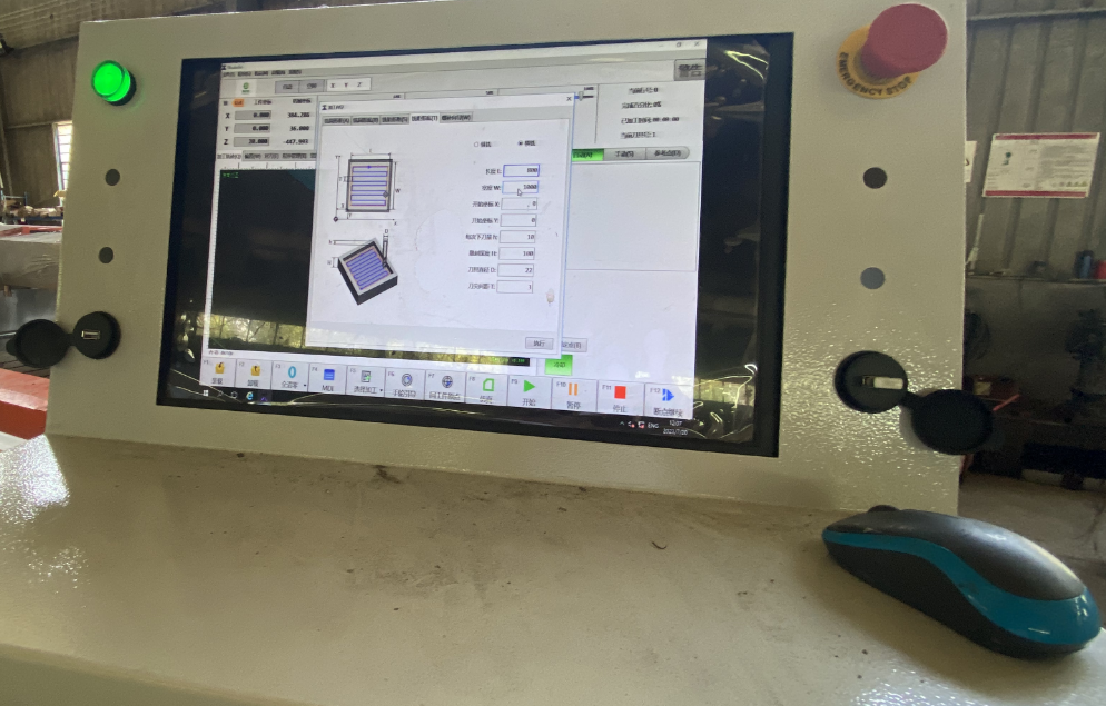 Bridge Type CNC Stone Engraving Machine 7.5kw For Large Workpiece