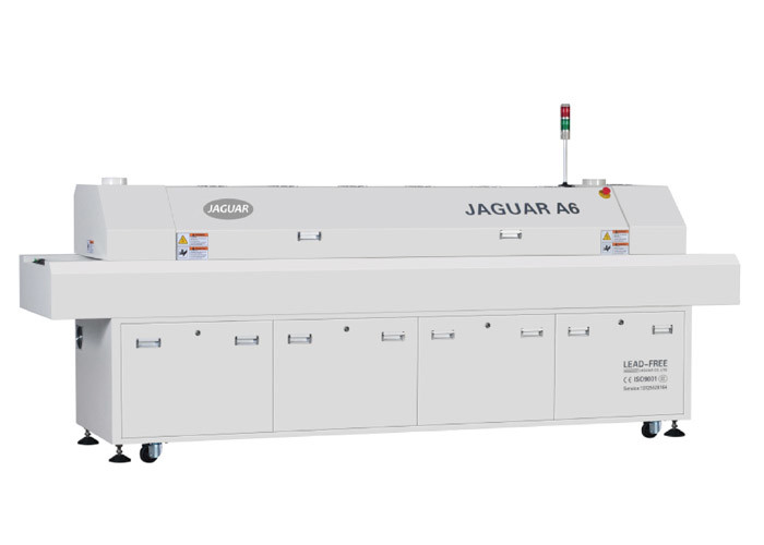 Panel Control Small / Fast Response 50 / 60HZ Bench-top Jaguar Reflow Oven for SMT Production line