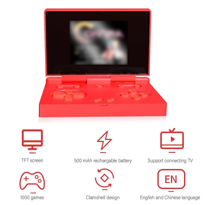 Portable 8bit Video Wireless Gaming Controller 3inch Video Game Console