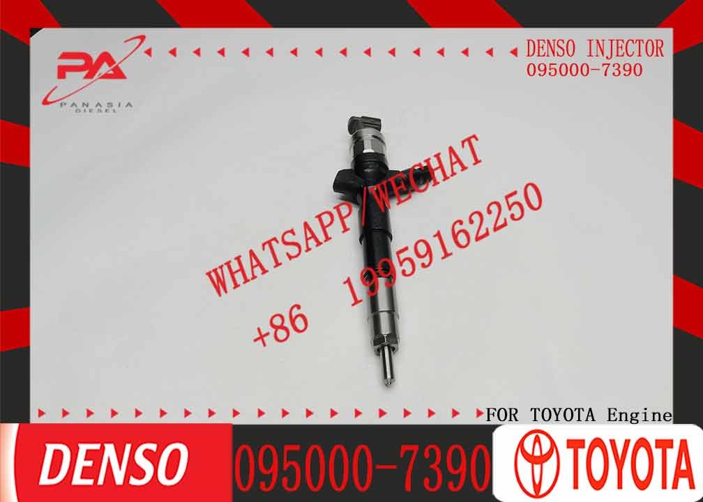 High Quality Diesel Common Rail Fuel Injector 095000-7390 095000-6190 Fuel Sprayer 23670-30100 For TOYO-TA 2KD-FTV