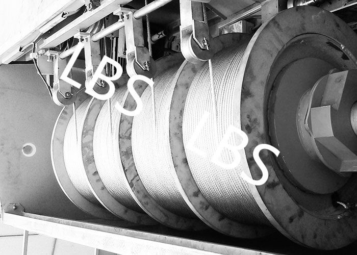 Construction Wipe Wall Crane Grey Quadruple Drum for Marine Lifting and Hoisting
