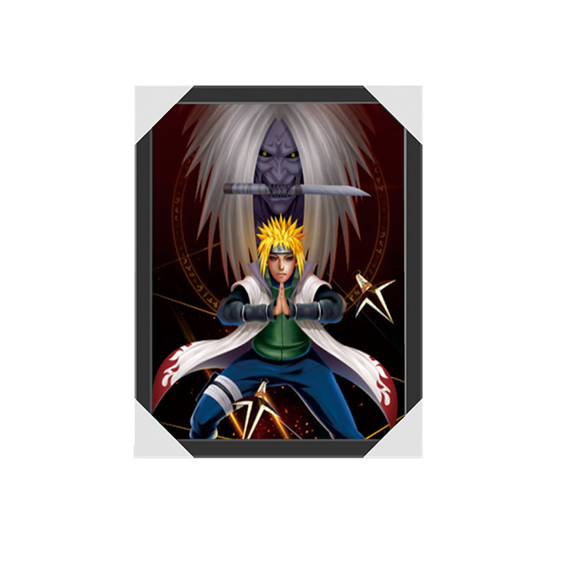 Demon Slayer Anime Poster With 3D Flip Effect Anime Lenticular 3D Poster