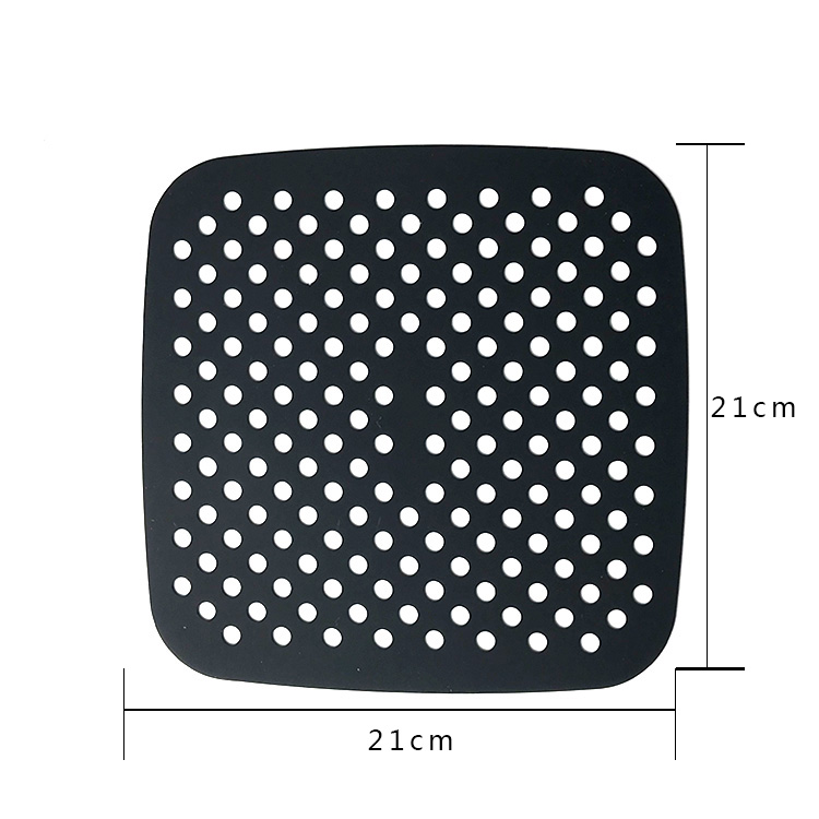 Oil Proof Silicone Kitchen Tool Air Fryer Liners Non Stick Foldable Customized